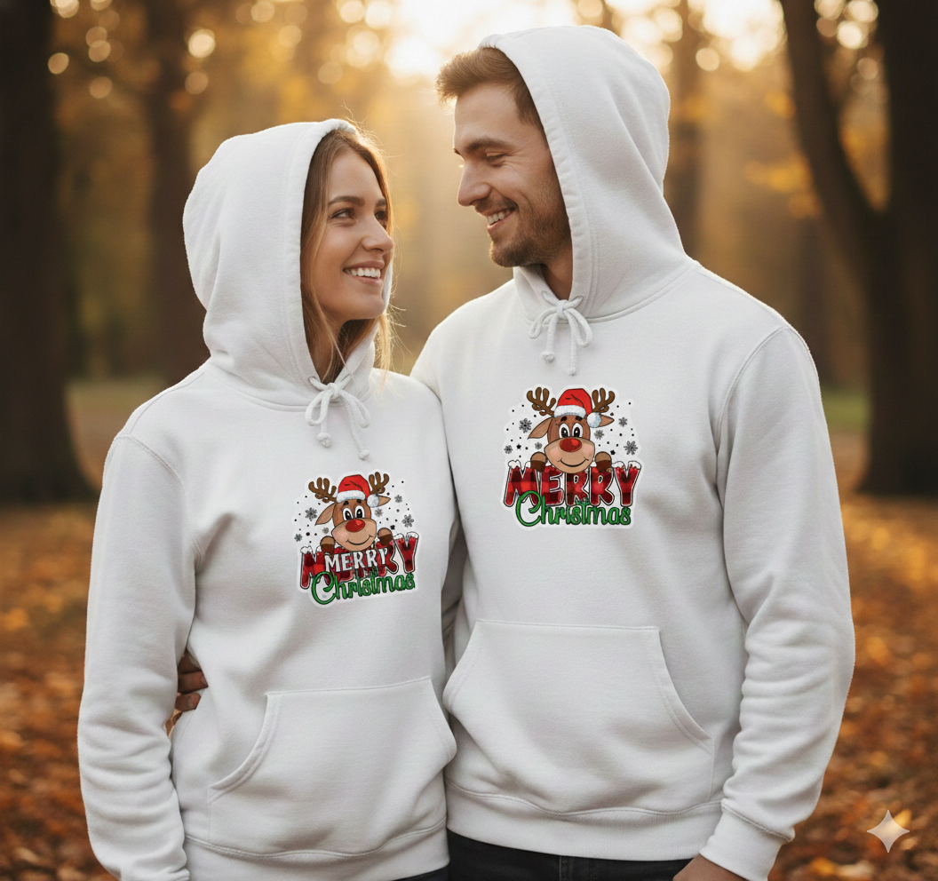 Matching Christmas Hoodies for Couples