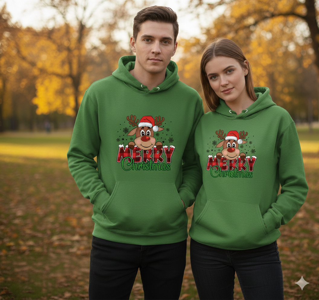 Matching Christmas Hoodies for Couples