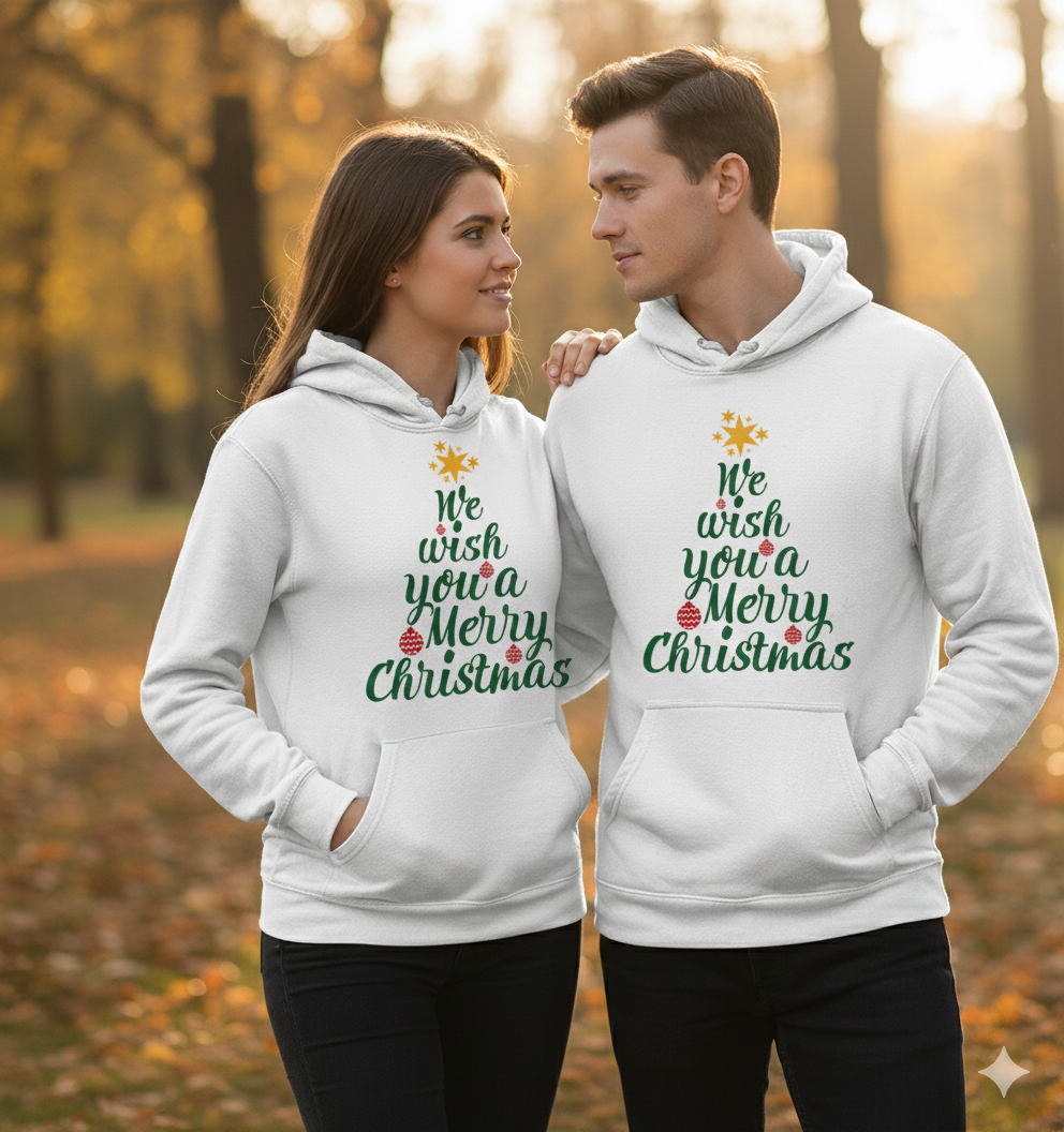 Matching Christmas Hoodies for Couples